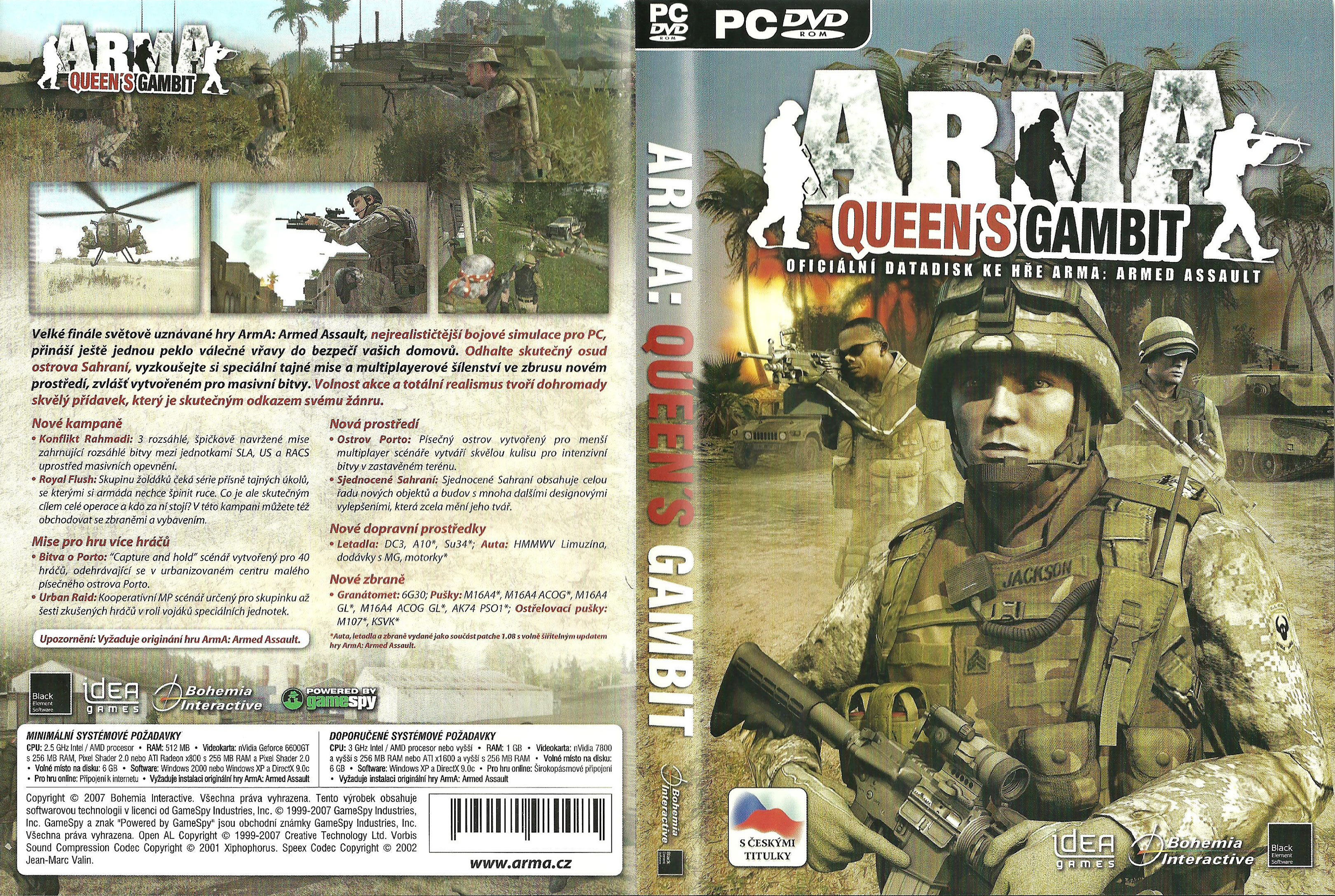 Armed Assault: Queen Gambit - DVD obal