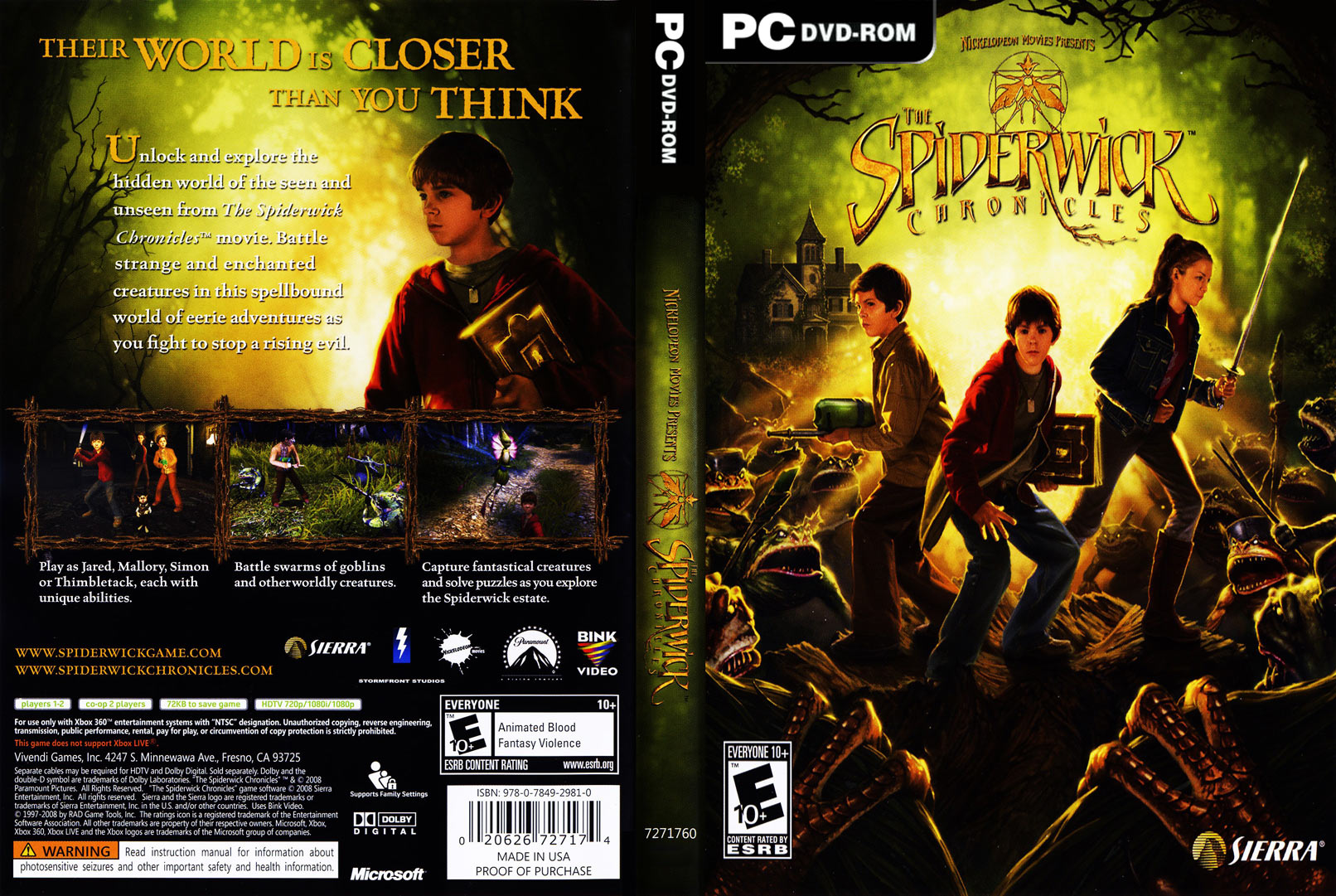 The Spiderwick Chronicles - DVD obal