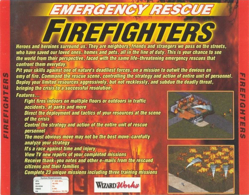 Emergency Rescue: Firefighters - zadn CD obal