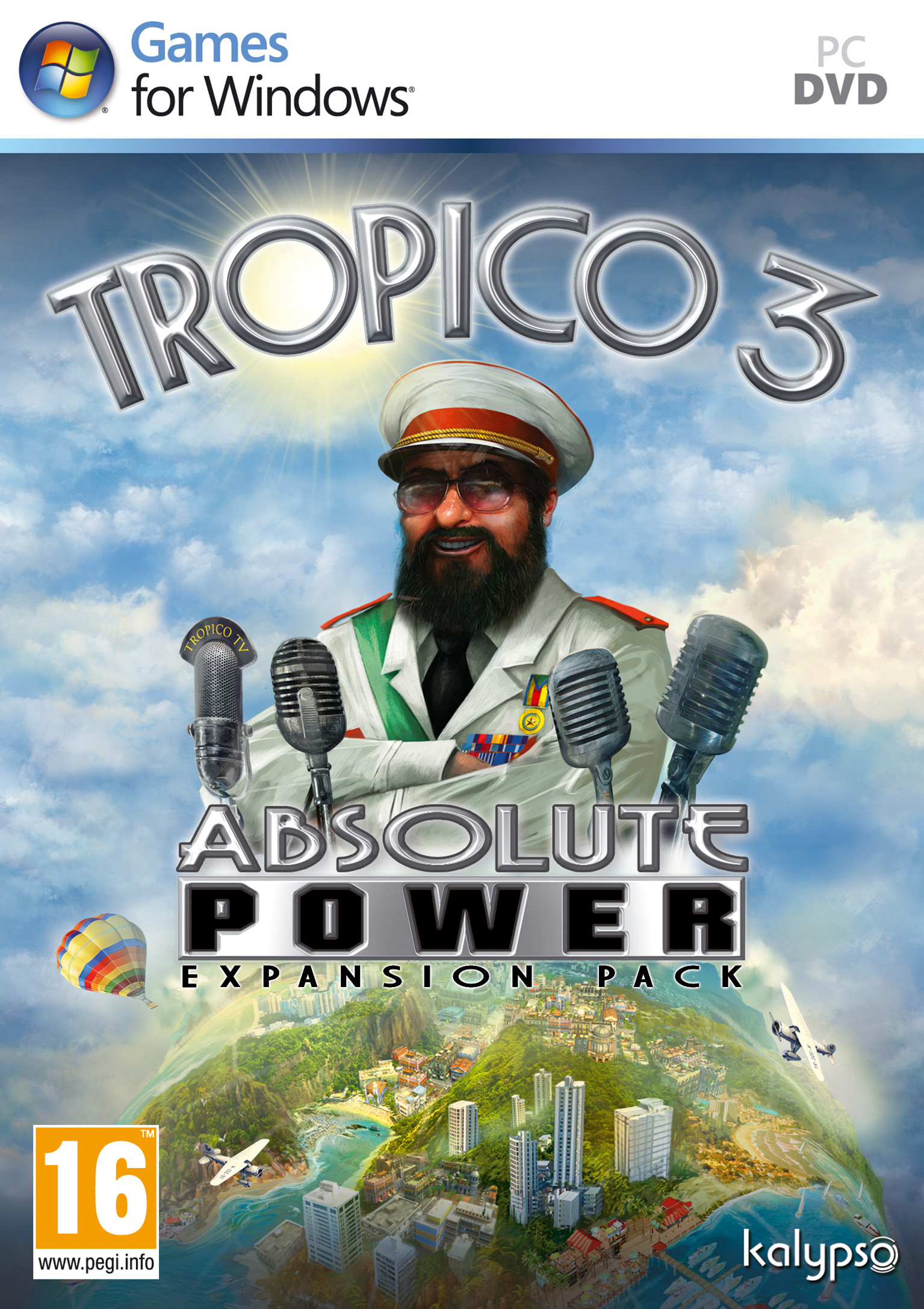 Tropico 3: Absolute Power - predn DVD obal
