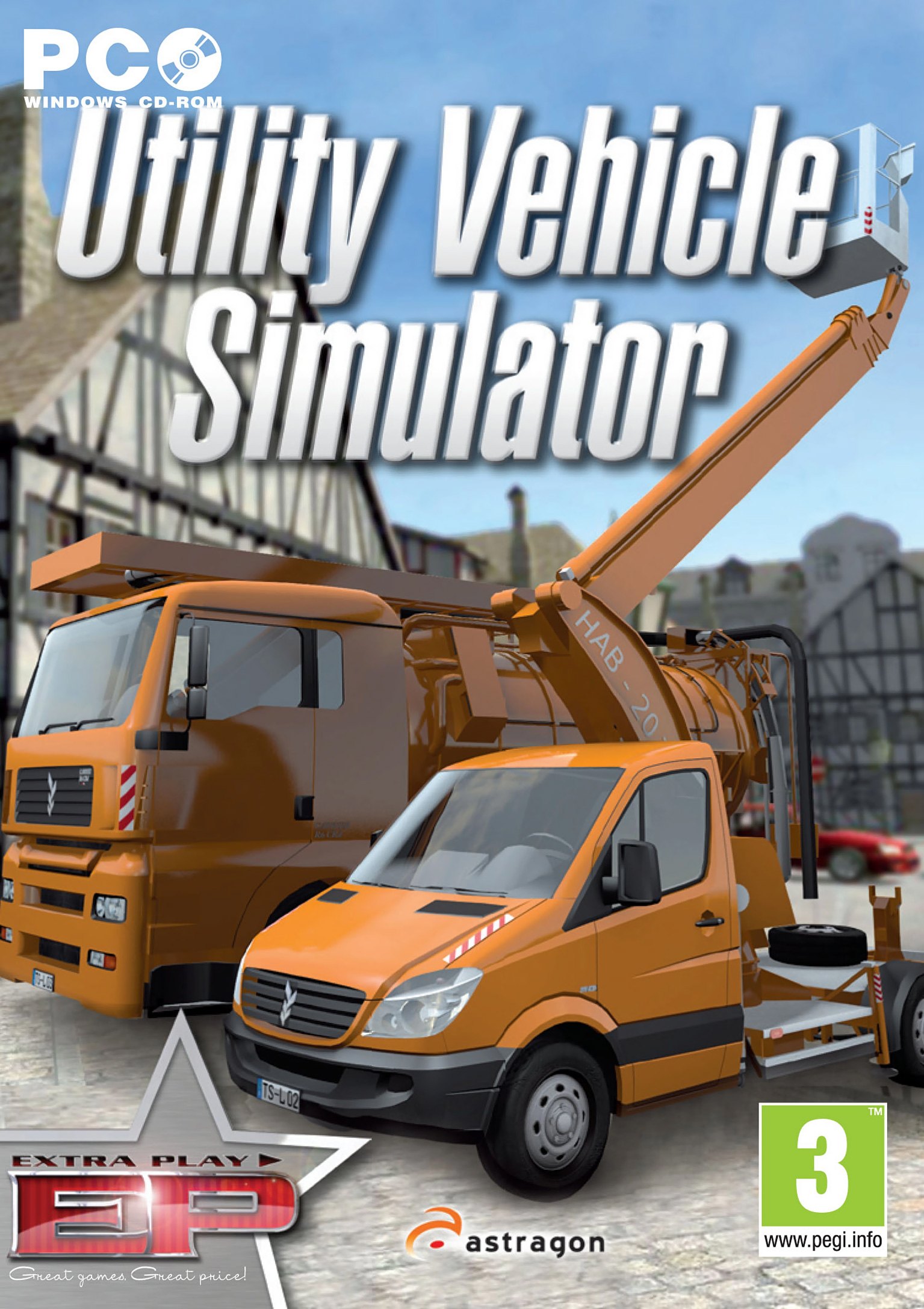 Utility Vehicle Simulator - predn DVD obal