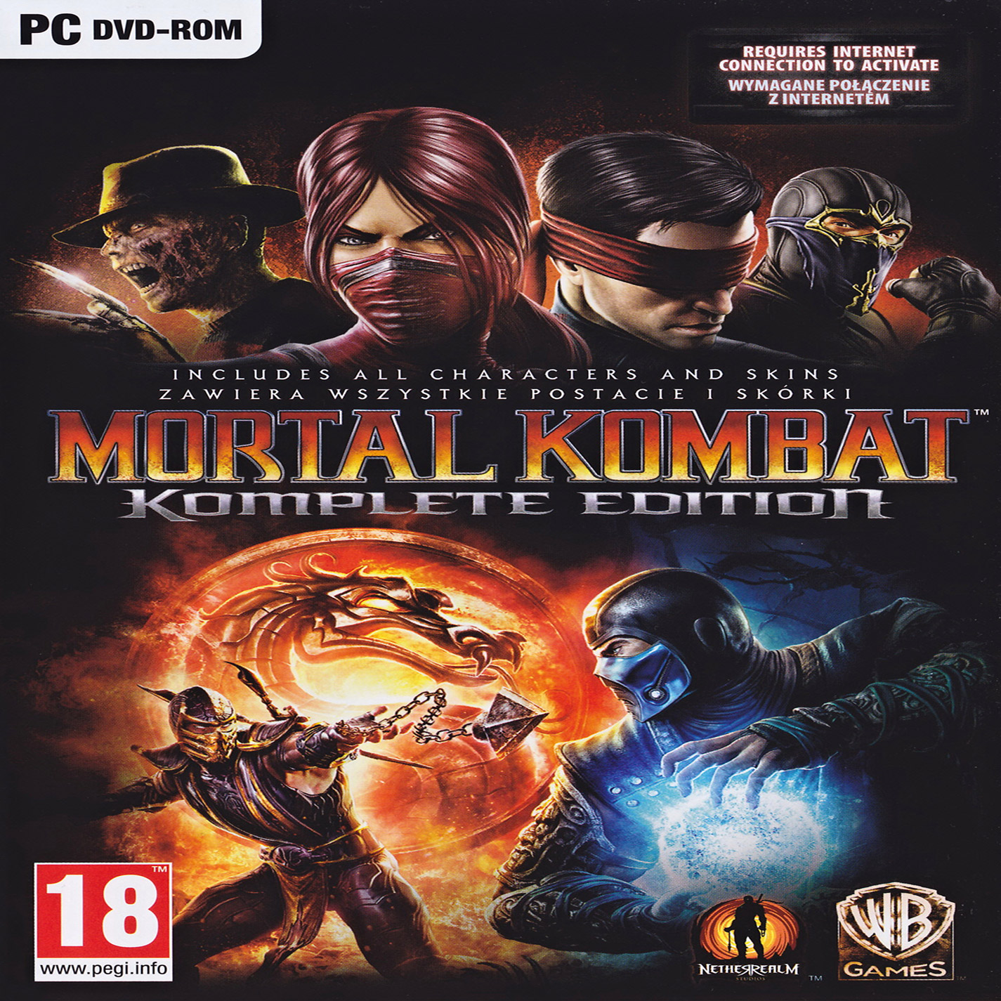 Mortal Kombat Komplete Edition - predn CD obal