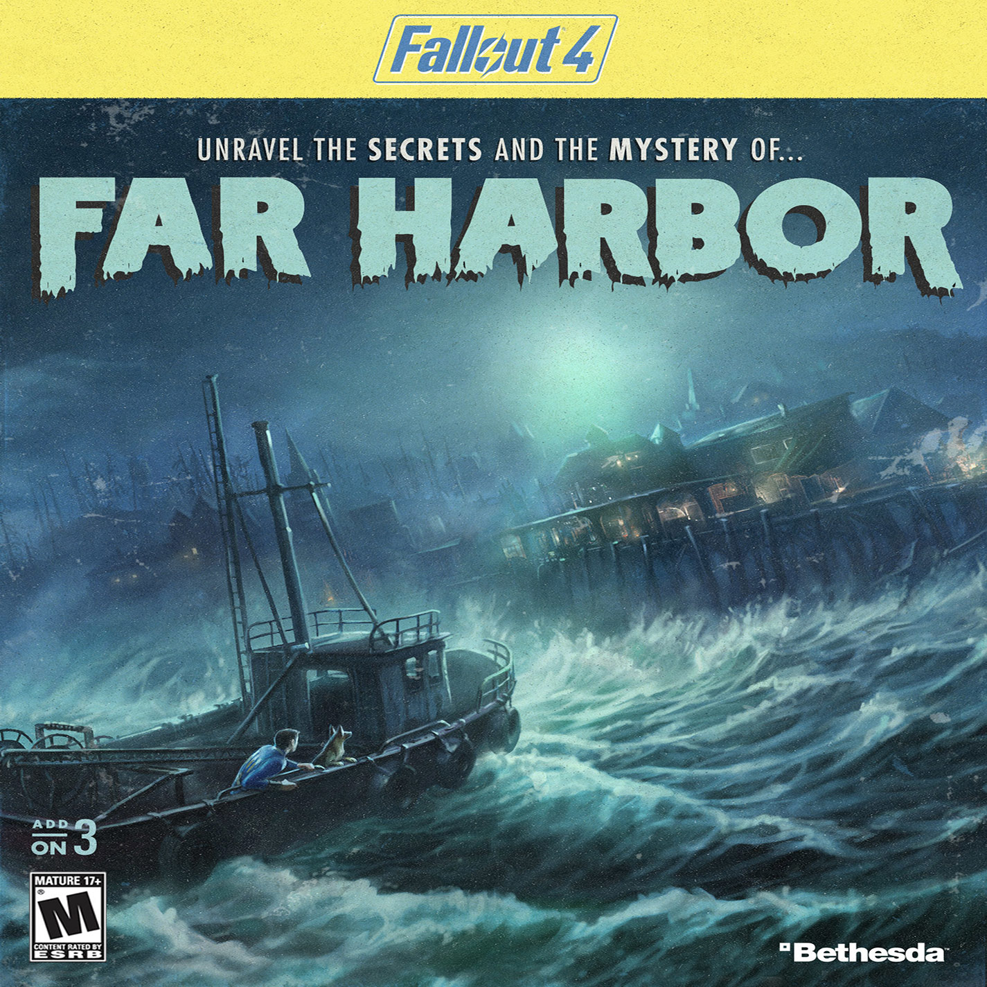 Fallout 4: Far Harbor - predn CD obal