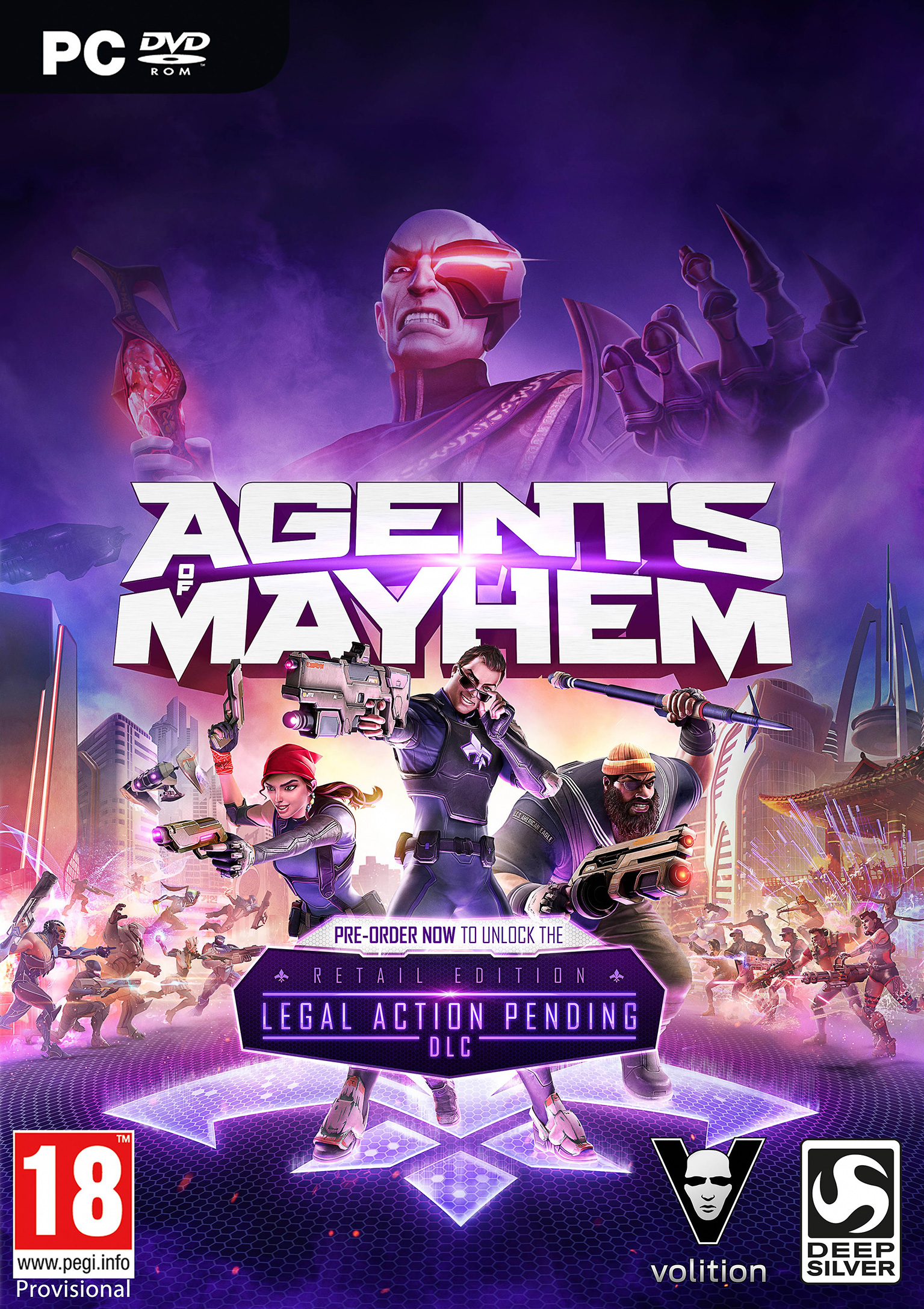 Agents of Mayhem - predn DVD obal