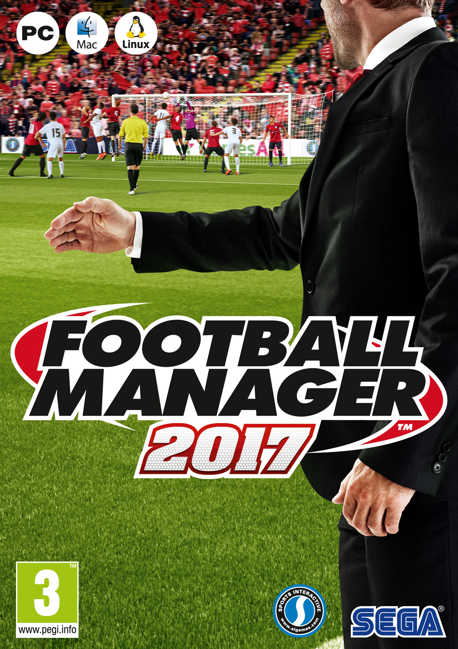 Football Manager 2017 - predn DVD obal