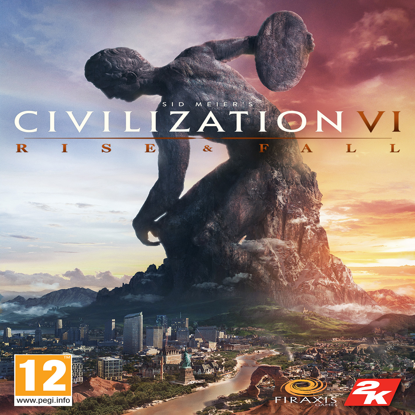 Civilization VI: Rise and Fall - predn CD obal