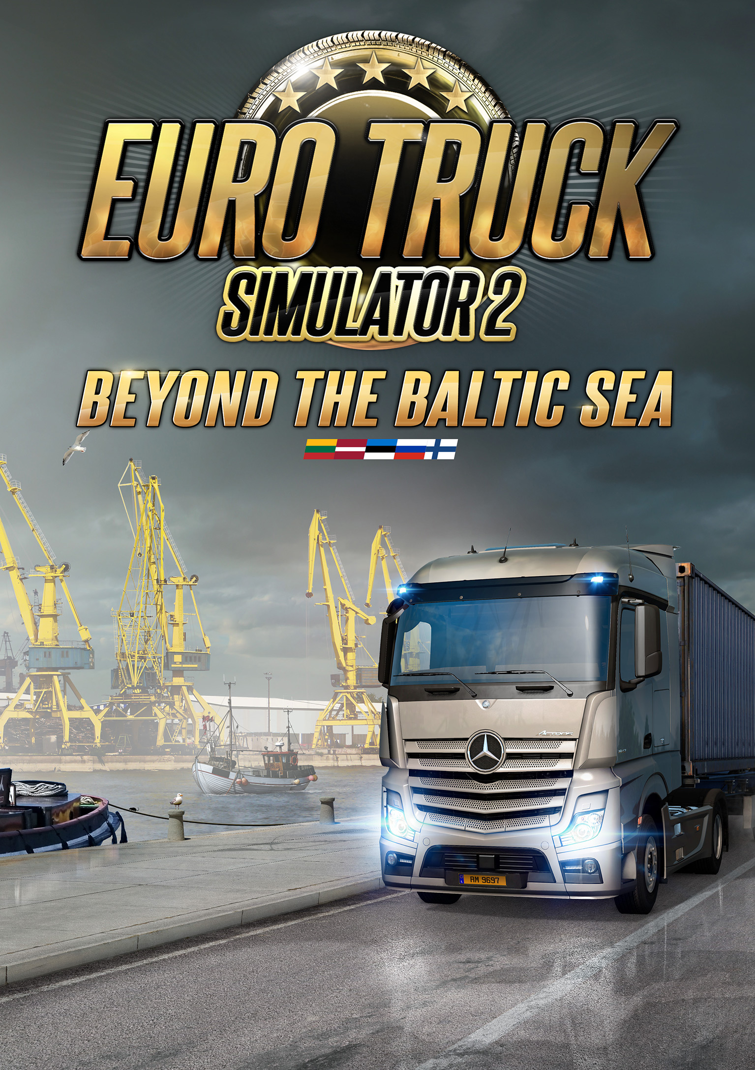 Euro Truck Simulator 2: Beyond the Baltic Sea - predn DVD obal