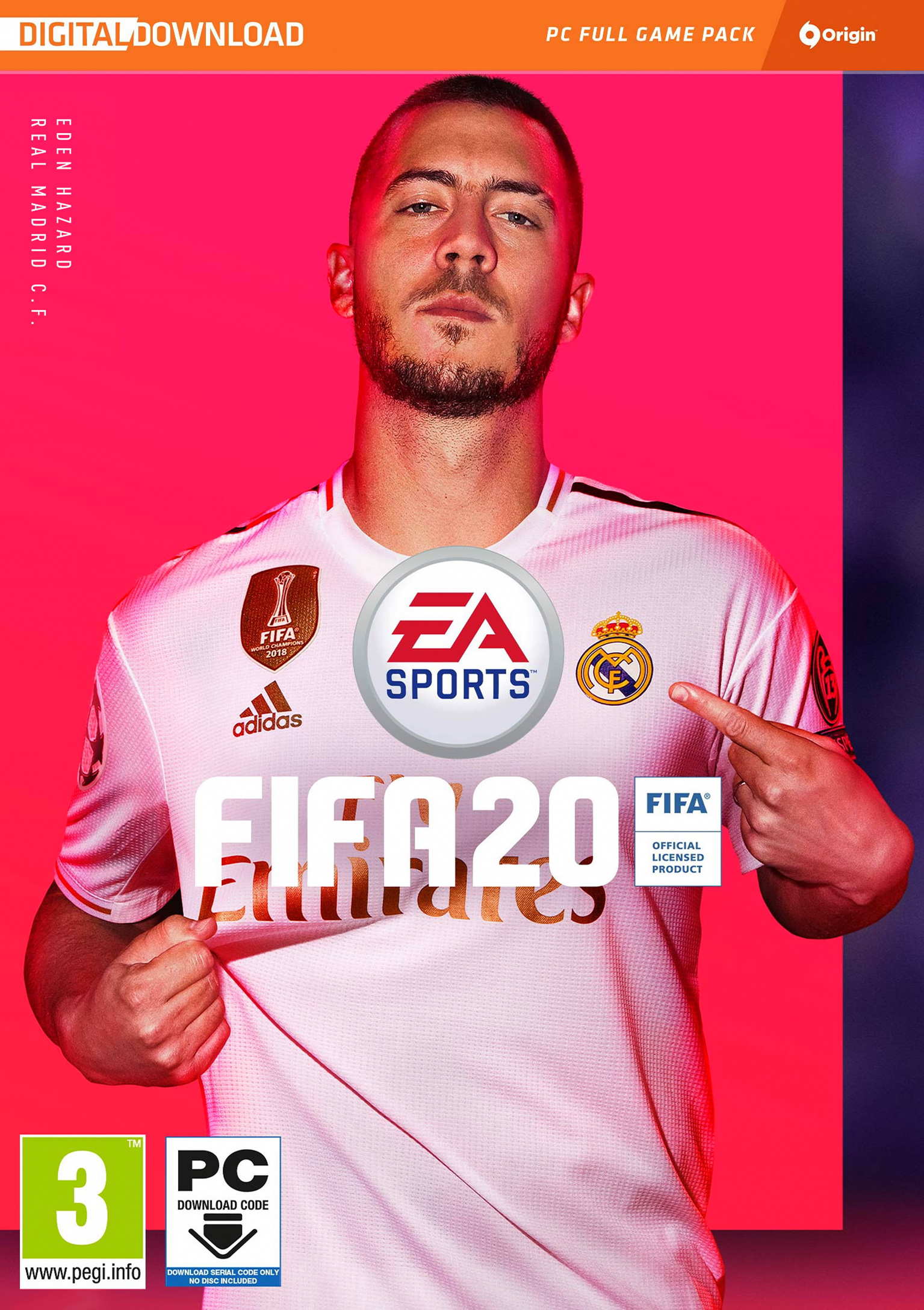 FIFA 20 - predn DVD obal