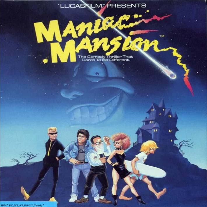 Maniac Mansion - predn CD obal