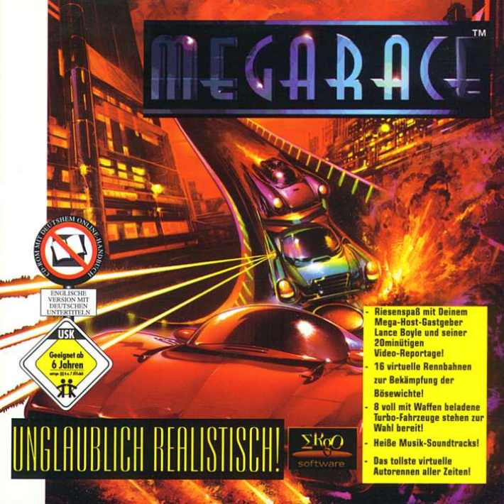 MegaRace - predn CD obal