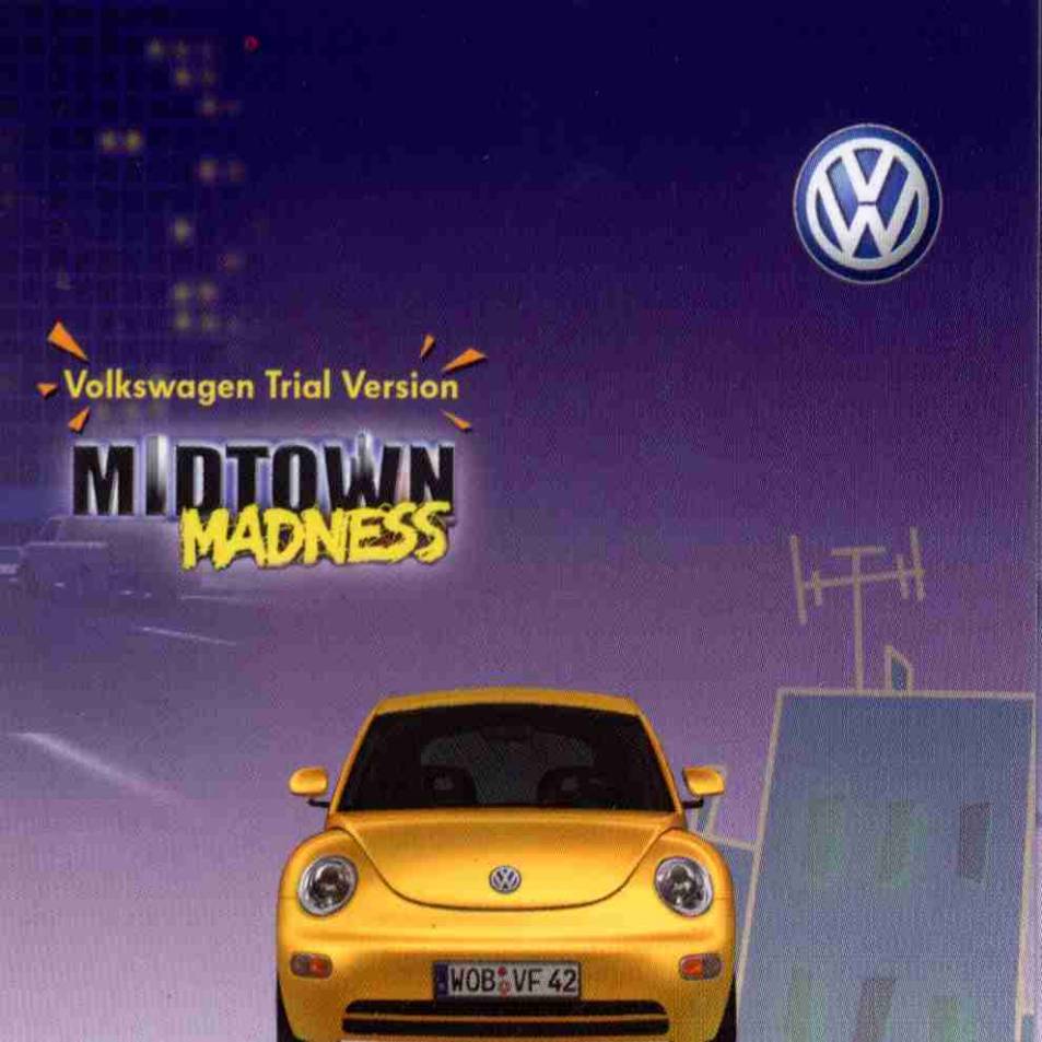 Midtown Madness: Volkswagen Trial Version - predn CD obal