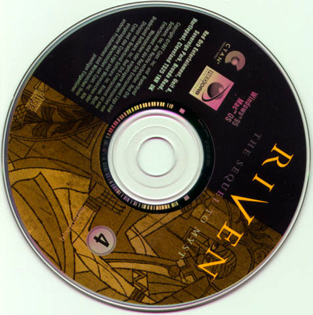 Riven: The Sequel to Myst - CD obal 4