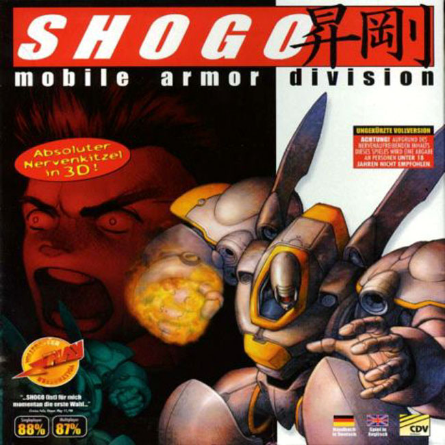 SHOGO: Mobile Armor Division - predn CD obal 2