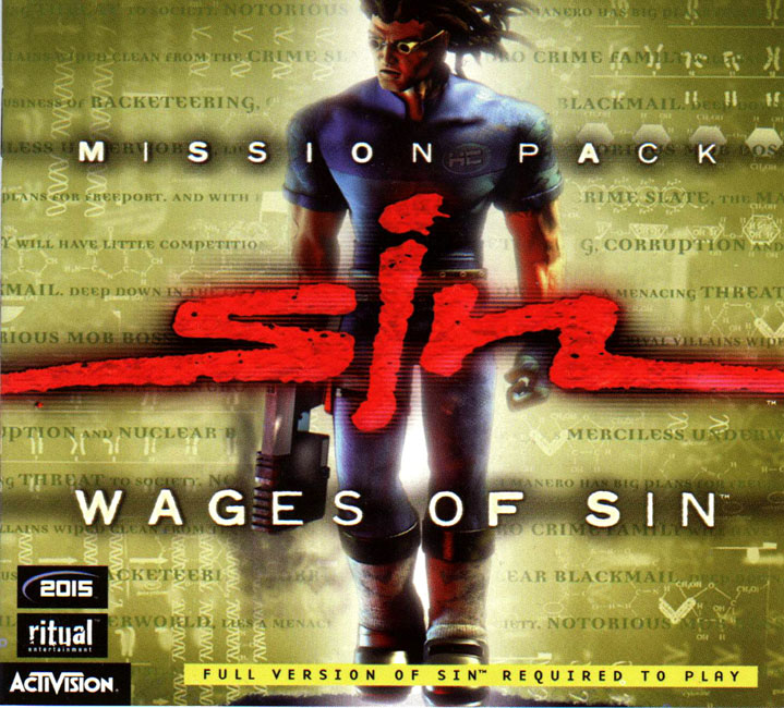 SiN: Wages of Sin - predn CD obal