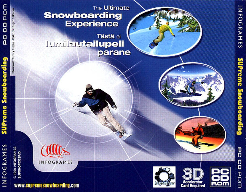 Supreme Snowboarding - zadn CD obal