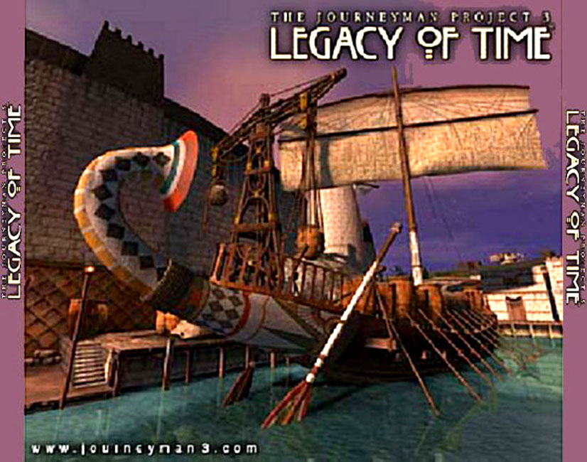 The Journeyman Project 3: Legacy of Time - zadn CD obal