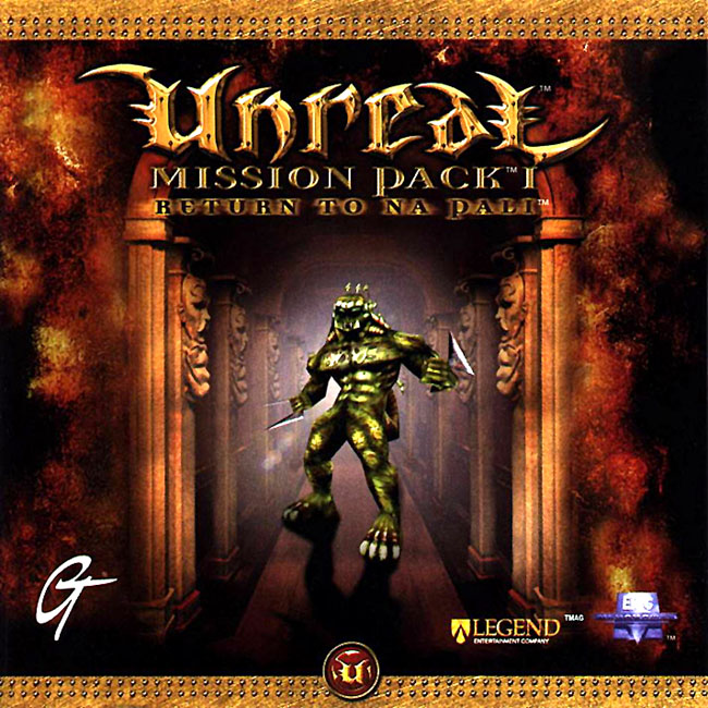 Unreal: Mission Pack I: Return to Na Pali - predn CD obal