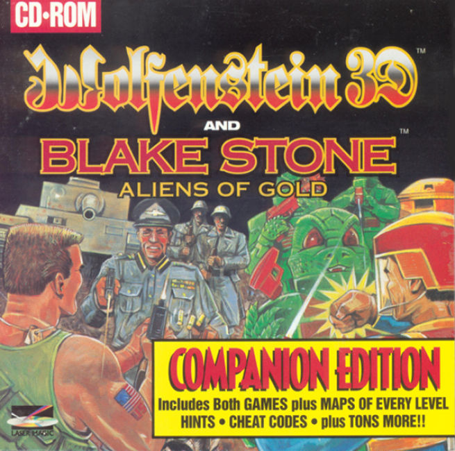 Wolfenstein 3D & Blake Stone: Aliens of Gold - Companion Edition - predn CD obal