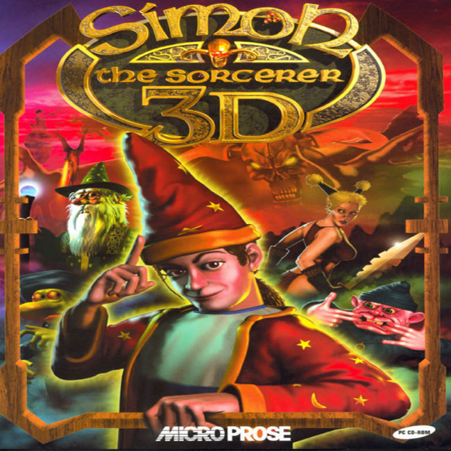 Simon the Sorcerer 3D - predn CD obal