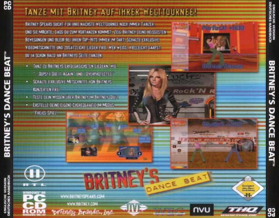 Britney's Dance Beat  - zadn CD obal