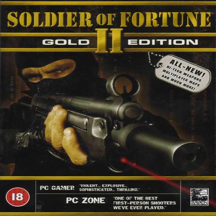 Soldier of Fortune 2: Gold Edition - predn CD obal