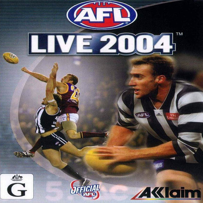 AFL Live 2004 - predn CD obal