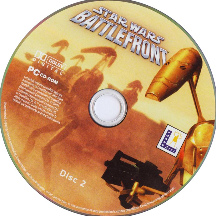 Star Wars: BattleFront (2004) - CD obal 2