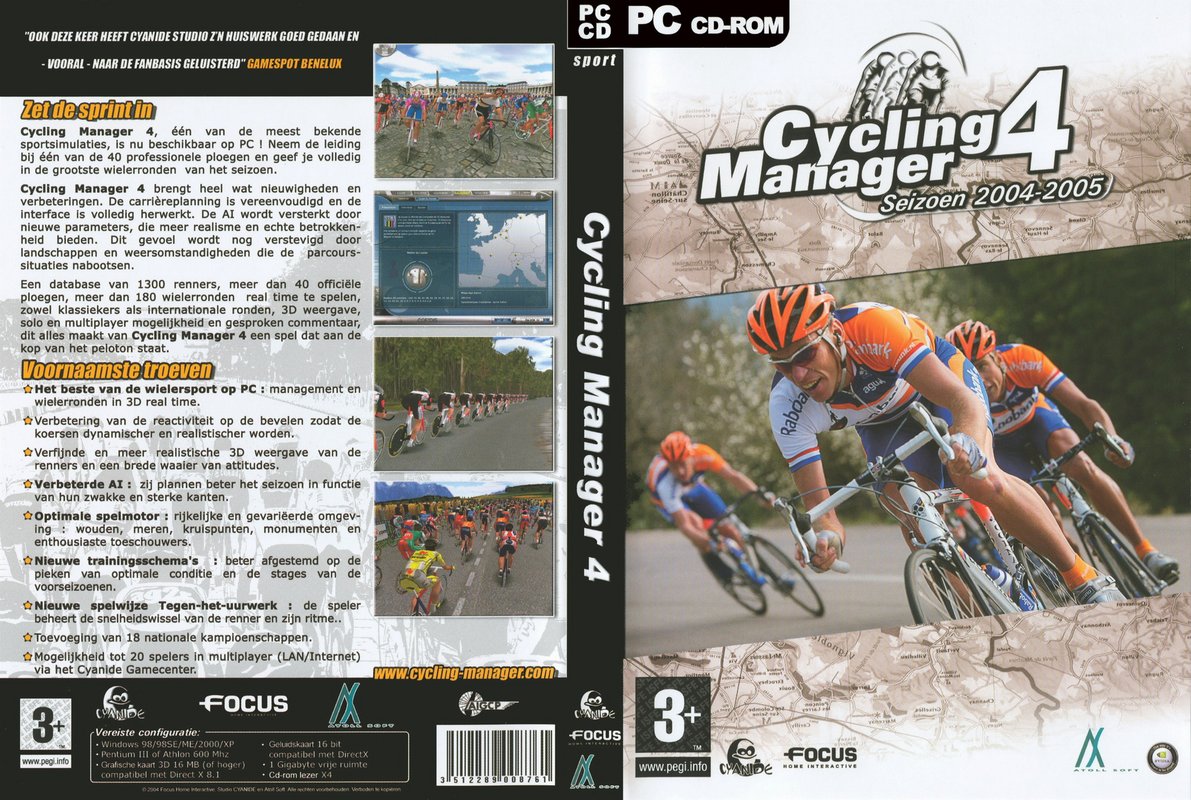 Cycling Manager 4 - DVD obal