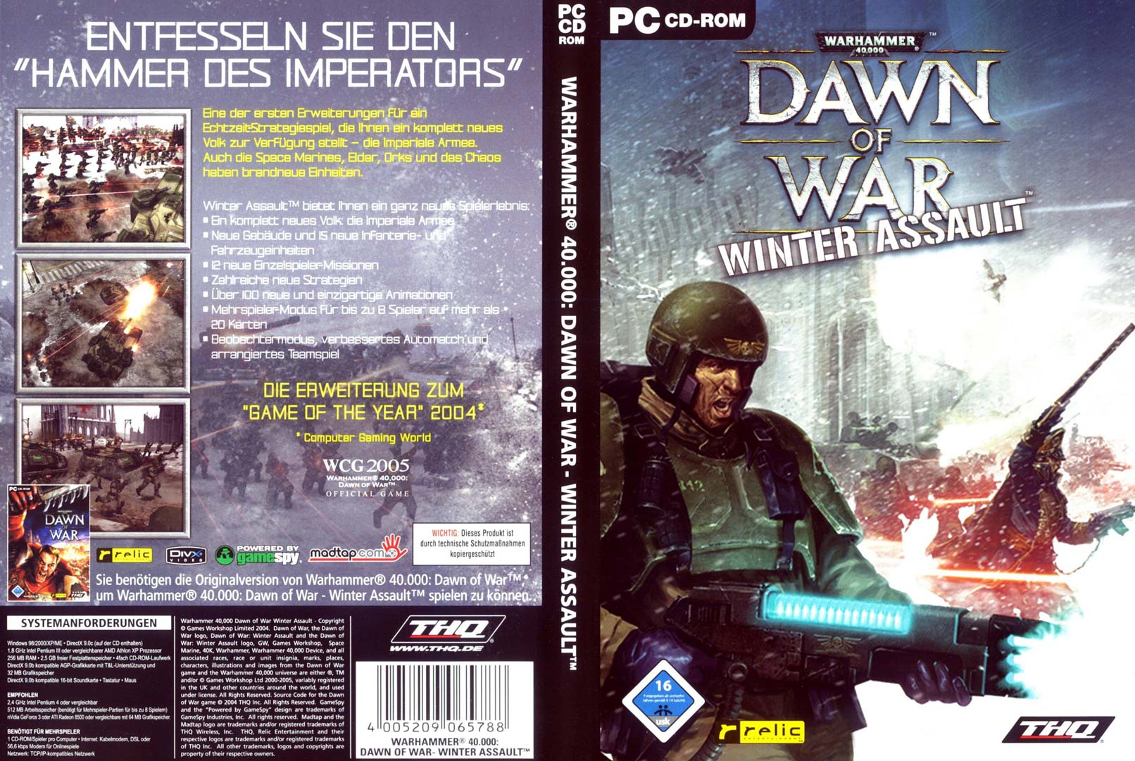 Warhammer 40000: Dawn of War - Winter Assault - DVD obal