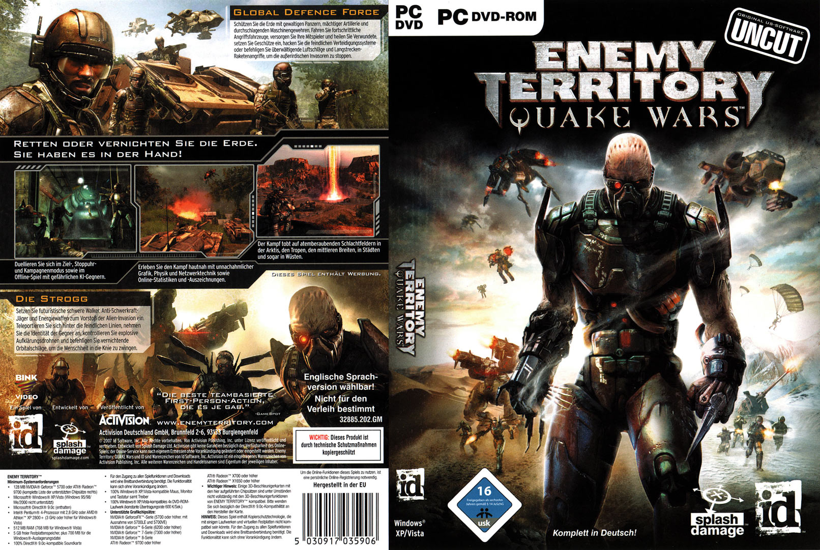 Enemy territory quake wars steam key фото 1