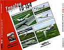 Tupolev TU-154 - For MS Flight Simulator 98 - zadn CD obal