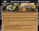 Hard Truck: Apocalypse - zadn CD obal