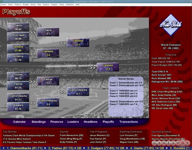 Baseball Mogul 2008 - screenshot 7