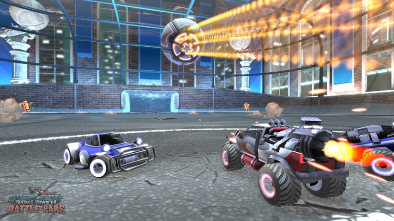 Supersonic Acrobatic Rocket-Powered Battle-Cars - screenshot 4