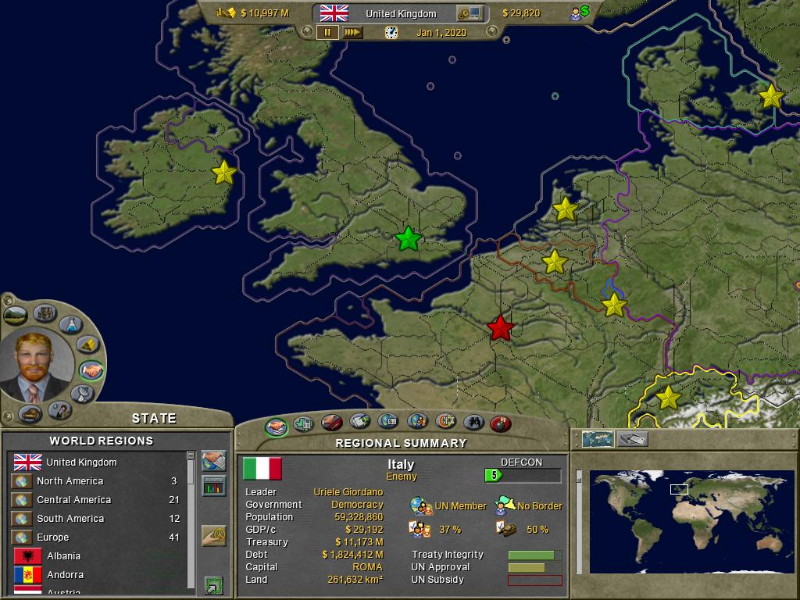 Supreme Ruler 2020: Global Crisis - screenshot 19