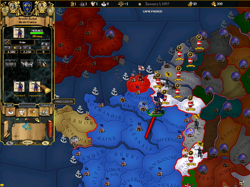 For The Glory: A Europa Universalis Game - screenshot 1