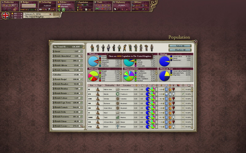 Victoria 2 - screenshot 21