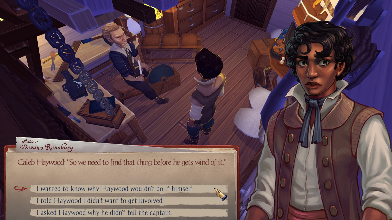 Herald: An Interactive Period Drama - Book I & II - screenshot 9