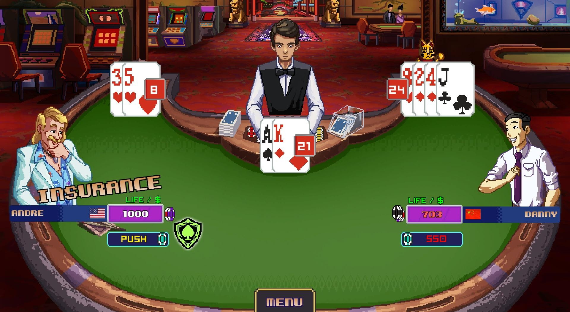 Super Blackjack Battle 2 Turbo Edition - The Card Warriors - screenshot 1