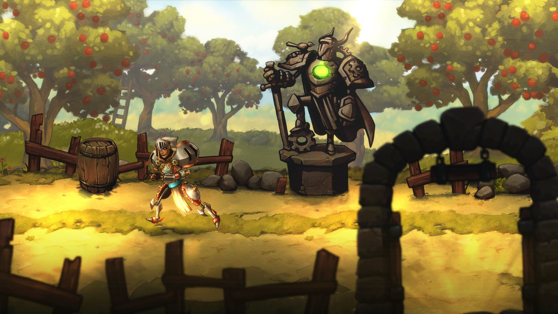 SteamWorld Quest: Hand of Gilgamech - screenshot 2