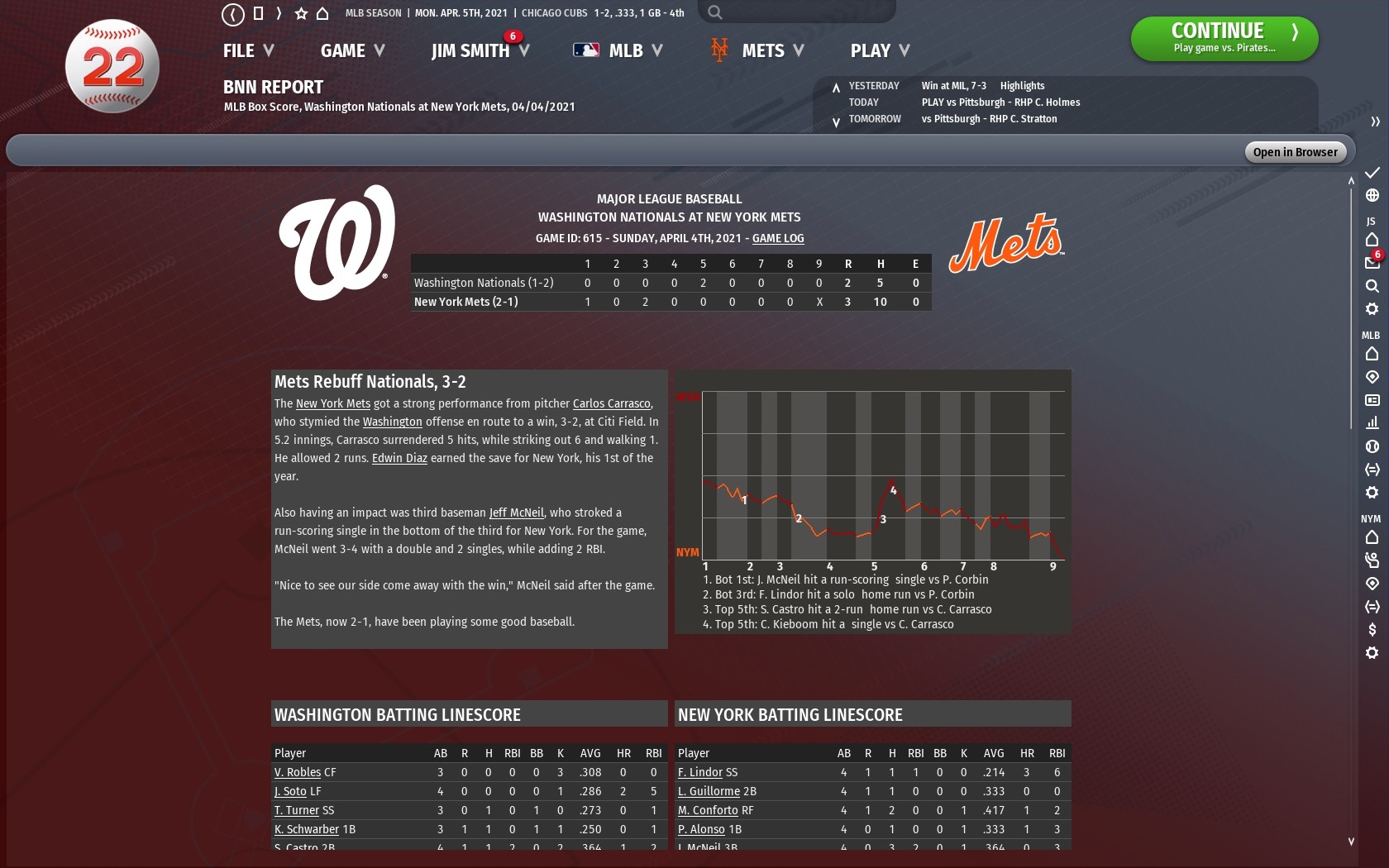 Out of the Park Baseball 22 - screenshot 20