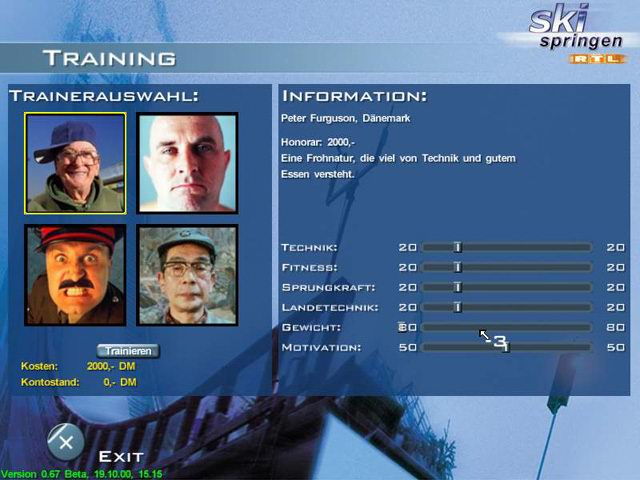 RTL Ski Springen: Herausforderung 2001 - screenshot 1