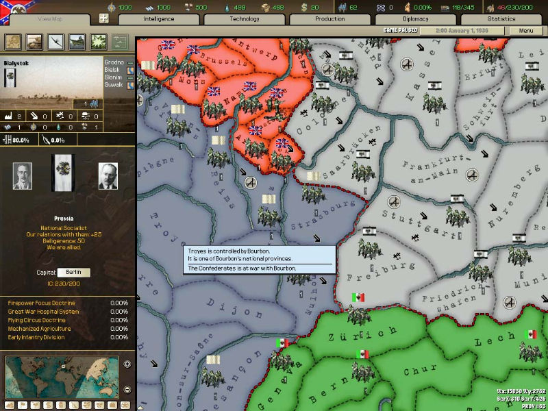 Hearts of Iron 2: Armageddon - screenshot 3