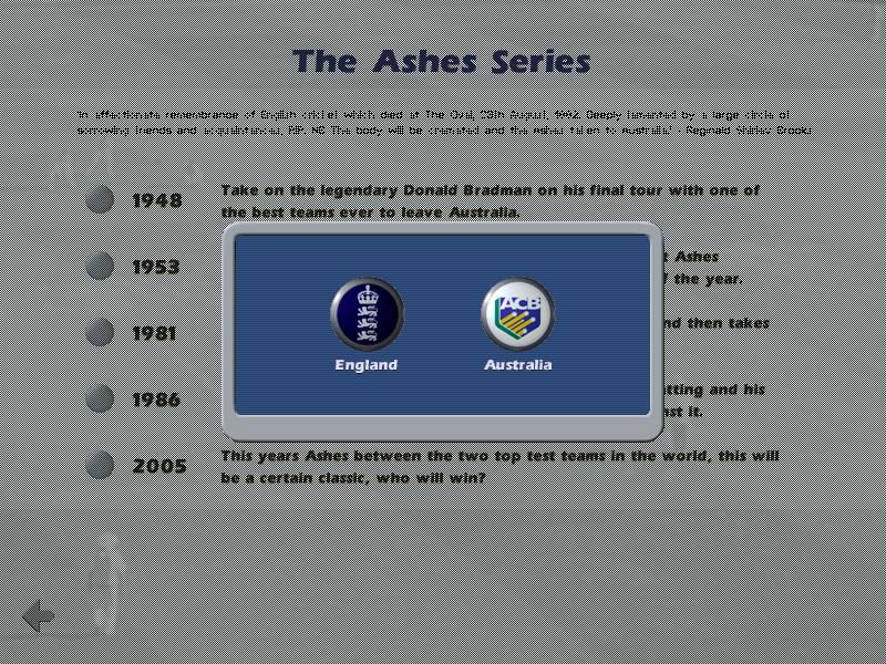 International Cricket Captain: Ashes Year 2005 - screenshot 21