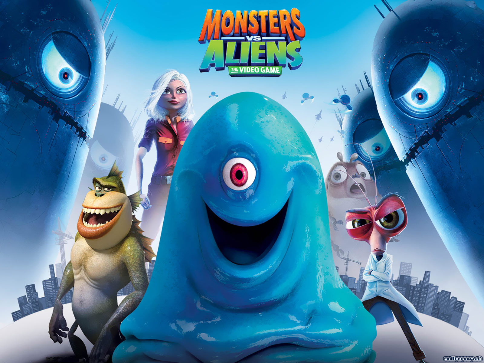 Monsters vs. Aliens - wallpaper 4