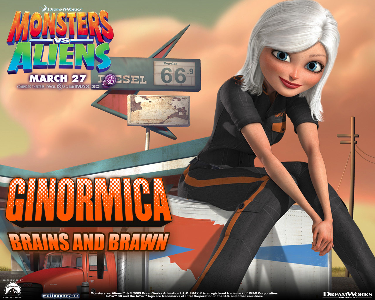 Monsters vs. Aliens - wallpaper 8