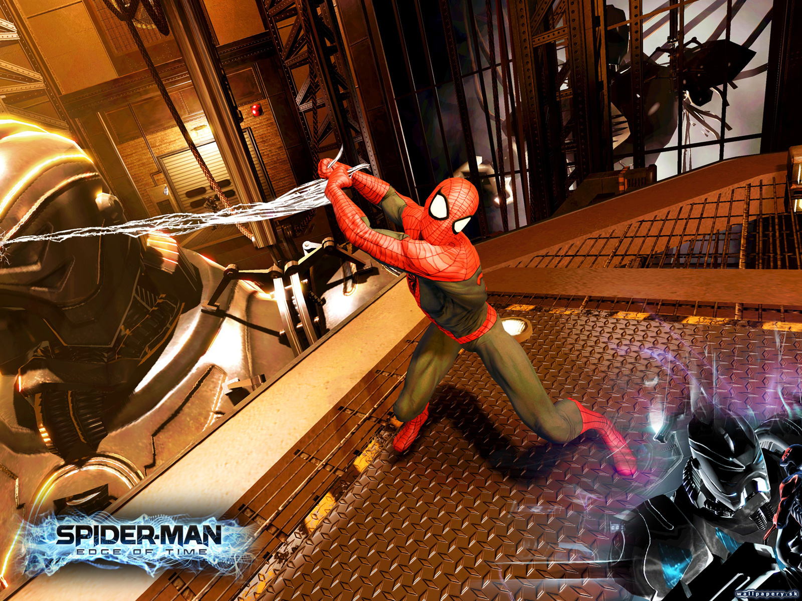 Man edging. Spider man Edge of time ps4. Edge of time Spider man Отто. Spider-man: Edge of time Скриншоты. Spider man Edge of time обои.