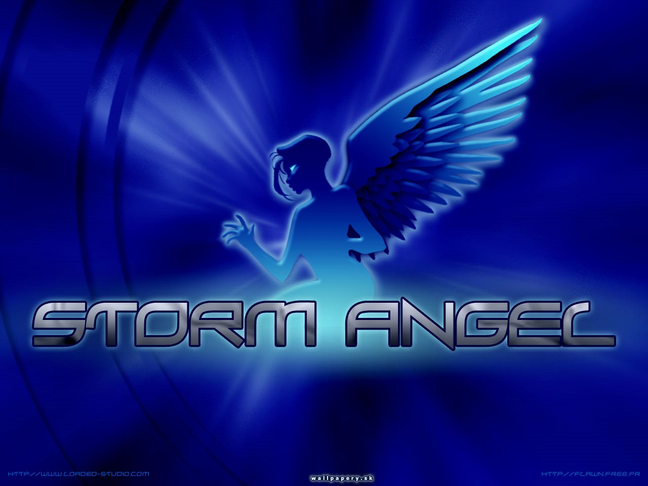 Storm Angel - wallpaper 1